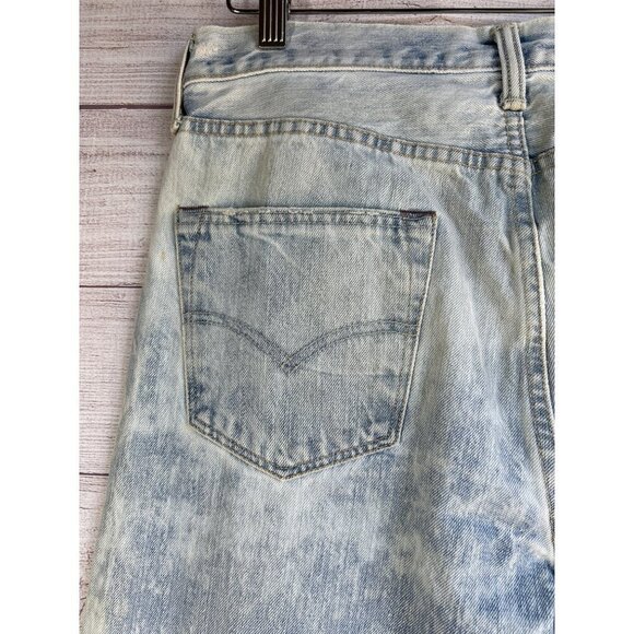 Levi’s Mens 501 Light Acid Wash High Rise Jeans Size 30/32 - Picture 6 of 12